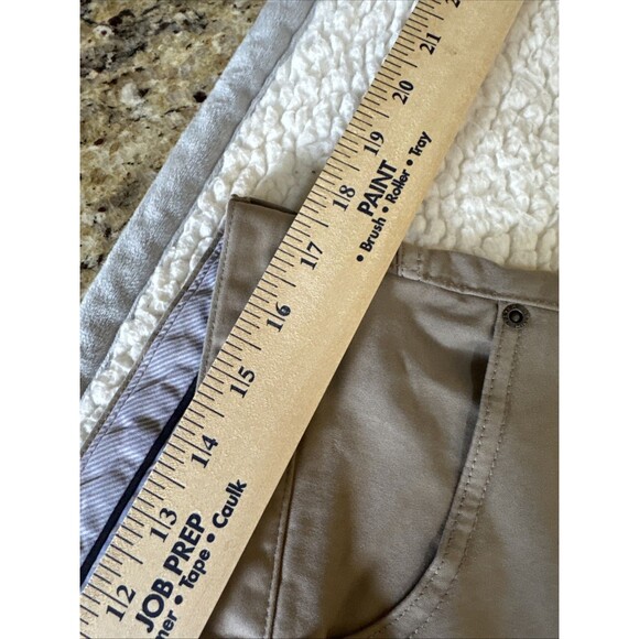 Peter Millar Men's Ultimate Sateen Five-Pocket Pant Khaki Gray Size34/25.5 - Picture 4 of 10